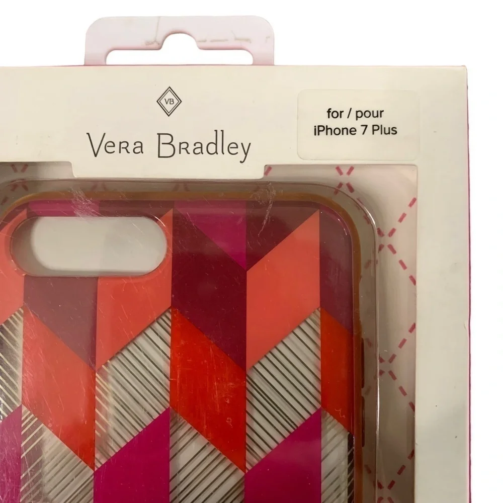 Vera Bradley New In Box Ultra Slim Flexible Frame Case For IPhone 7Plus Sz 5.5”